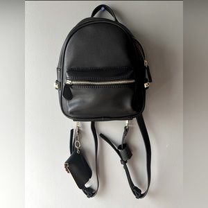 Mini Backpack with sanitizer bottle